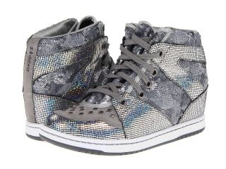 SKECHERS Daddys Money   Moolah   Disco Party Womens Lace up casual Shoes (Silver)