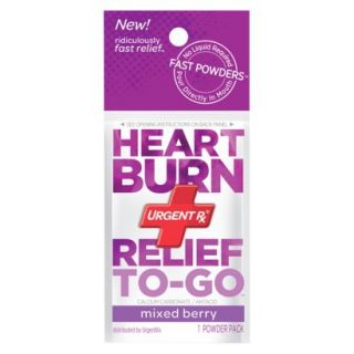 Urgent Rx Heart Burn Relief To Go Mixed Berry Powder Pack   12 Count
