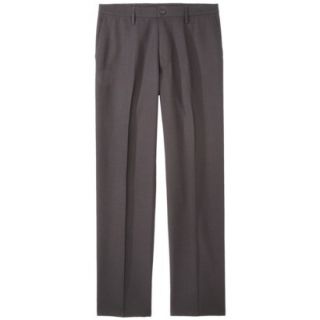 Haggar H26 Mens Classic Fit Performance Pants   Charcoal Gray Windowpane 40x30
