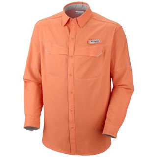 Columbia Sportswear PFG Low Drag Offshore Shirt   UPF 40  Long Sleeve (For Men)   BRIGHT PEACH (M )