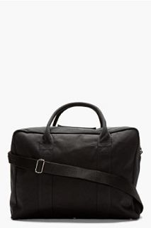 A.p.c. Black Structured Duffle Bag