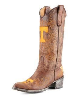 Womens University of Tennessee Tall Gameday Boots, Brass   Gameday Boot Company
