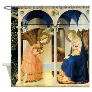  Fra Angelico The Annunciation Shower Curtain  Use code FREECART at Checkout