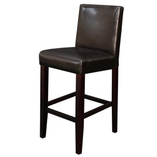 Villa Faux Leather Brown Counter Stool (set Of 2)