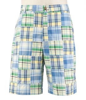 VIP Take It Easy Patchwork Madras Shorts JoS. A. Bank