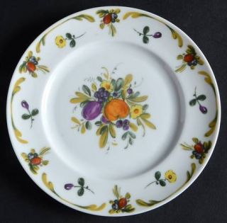 Royal Tettau Orchard Bread & Butter Plate, Fine China Dinnerware   Fruit & Flora