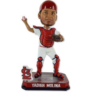 St. Louis Cardinals Yadier Molina Forever Collectibles Springy Logo Bobble