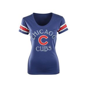 Chicago Cubs 47 Brand MLB Womens Off Campus Scoop T Shirt