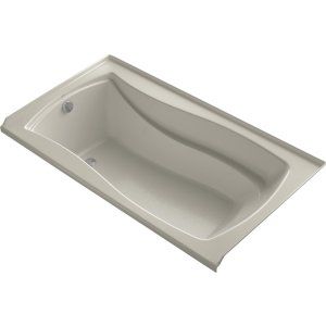 Kohler K 1229 LW G9 MARIPOSA 66 x 36 Alcove Bath with Bask Heated Surface, Int