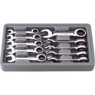 GearWrench Stubby Wrenches   10 Pc. Metric Set, Model 9520D