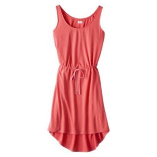 Mossimo Supply Co. Juniors Tie Waist Dress   Hot Coral XXL