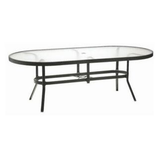 Winston Oval Obscure Glass Top Dining Table   M8176RGU SBL
