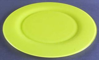 Cristal DArques Durand Color Moods Apple Service Plate   All Apple Green, No Tr