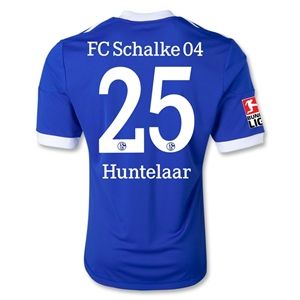 adidas Schalke 04 12/13 HUNTELAAR Home Soccer Jersey