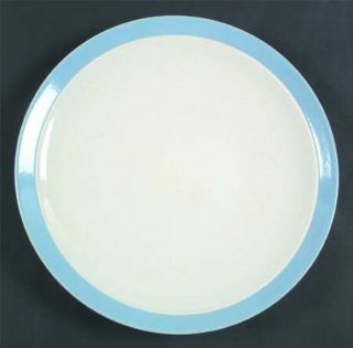 Noritake Kona Indigo Dinner Plate, Fine China Dinnerware   Blue Rim, Cream Cente