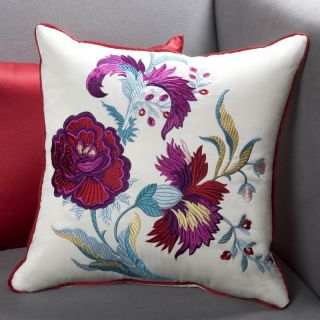 ACG Green Group Sandy Wilson 18 x 18 in. China Flower Decorative Pillow