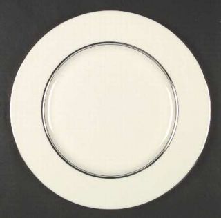 Castleton (USA) Severn Dinner Plate, Fine China Dinnerware   Platinum Trim,Doubl