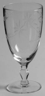 Glastonbury   Lotus 1500 15 Juice Glass   Stem #1500, Gray Cut Floral