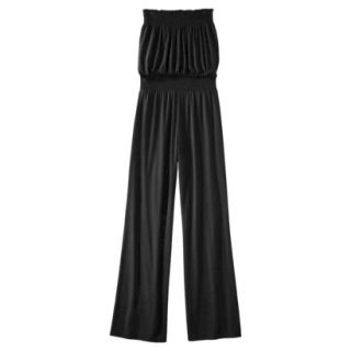 Mossimo Supply Co. Juniors Strapless Knit Jumpsuit   Black XS(1)