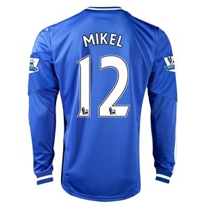adidas Chelsea 13/14 MIKEL LS Home Soccer Jersey