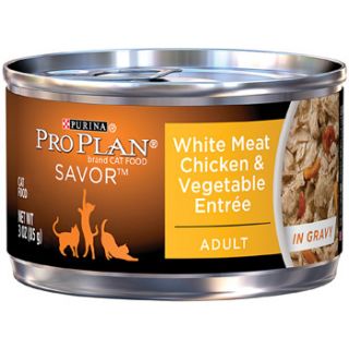 Savor White Meat Chicken & Vegetable Adult Canned Cat Food in Gravy, 3 oz.