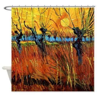  Van Gogh Willows at Sunset Shower Curtain  Use code FREECART at Checkout
