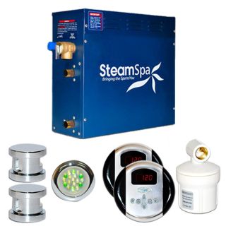 SteamSpa RY1050CH Royal 10.5kw Steam Generator Package in Chrome