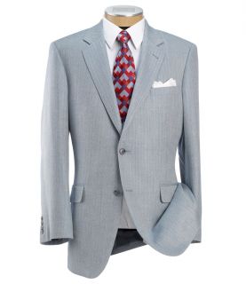Signature 2 Button Herringbone Portly Sportcoat  Sizes 48 52 JoS. A. Bank