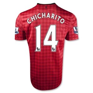 Nike Manchester United 12/13 CHICHARITO Home Soccer Jersey