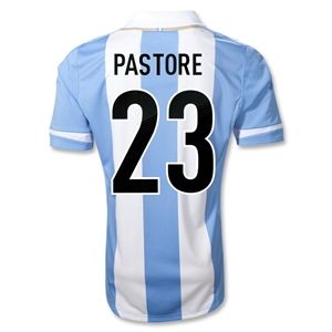 adidas Argentina 11/12 PASTORE Home Soccer Jersey