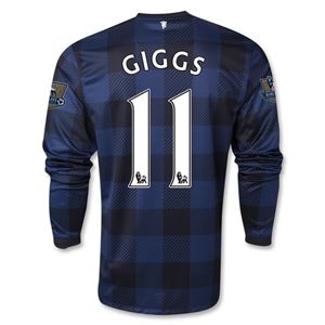 Nike Manchester United 13/14 GIGGS LS Away Soccer Jersey