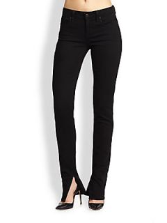 AND Jackson Ankle Slit Jeans/Noir   Black