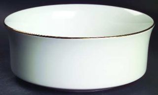 Johann Haviland Golden Band 7 Round Vegetable Bowl, Fine China Dinnerware   Whi