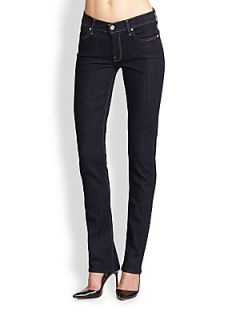 7 For All Mankind The Modern Straight Leg Jeans   Ink Rinse