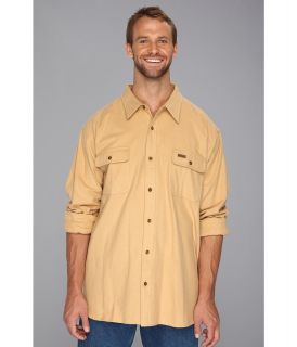 Carhartt Chamois L/S Shirt Mens Long Sleeve Button Up (Brown)