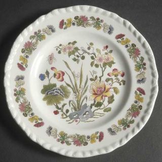 Adams China Country Meadow Bread & Butter Plate, Fine China Dinnerware   Rope Ed