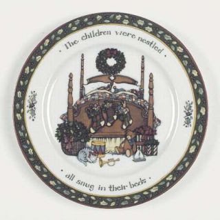 International Christmas Story Salad Plate, Fine China Dinnerware   Porcelain,Sus