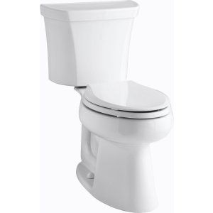 Kohler K 3999 TR 0 HIGHLINE Comfort Height 1.28 gpf Toilet, Right Hand Trip Leve