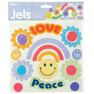 Peace and Love Window Gels