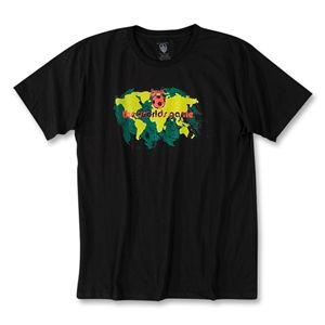hidden The Worlds Game Soccer T Shirt (Black)