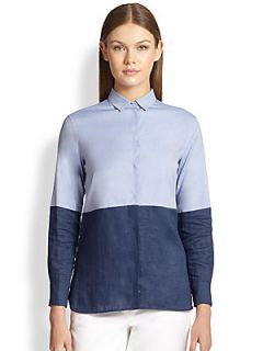 MaxMara Colorblock Shirt   Sky Blue