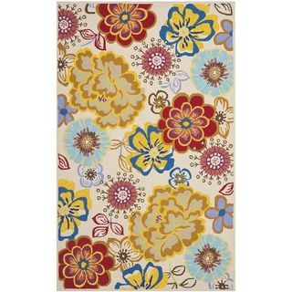 Safavieh Four Seasons Stain Resistant Hand hooked Ivory Rug (36 X 56)