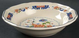Mikasa Antiquities Rim Soup Bowl, Fine China Dinnerware   Heritage Line       Bl