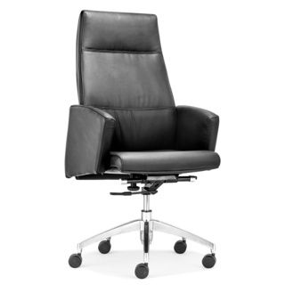 Chieftain Black High Back Office Chair (BlackDimensions 46.5   48.8 inches high x 23.6 inches wide x 29 inches deepSeat Dimensions 18 21.3 inches high x 20 inches wide x 19 inches deepAssembly Required )