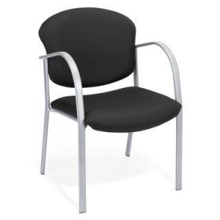OFM Office Stacking Chair 414 Seat / Back Color Black Fabric