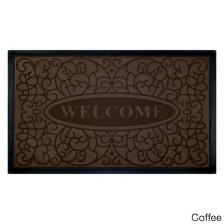 Swirl Recycled Rubber Welcome Mat (18 X 30 inch)