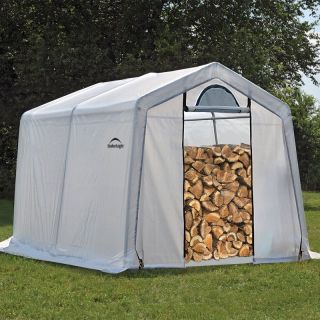 ShelterLogic Firewood Seasoning Shed Multicolor   90396, 10W x 10D x 8H ft.