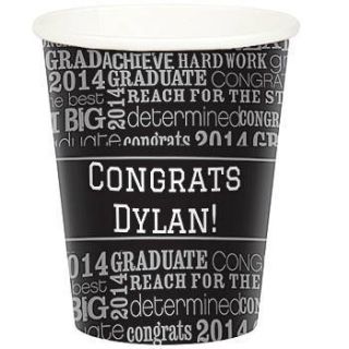 Dream Big Grad Personalized Cups