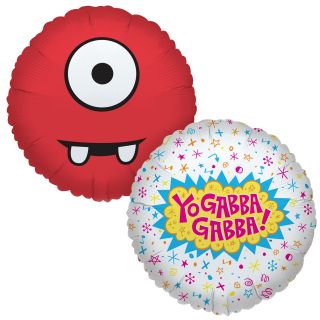 Yo Gabba Gabba Party   Foil Balloon