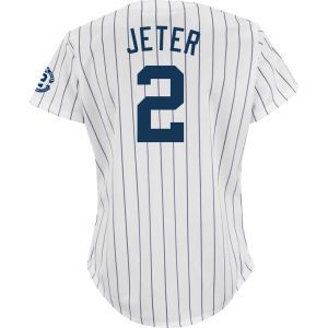 New York Yankees Derek Jeter Majestic MLB Womens Jeter Replica Patch Jersey